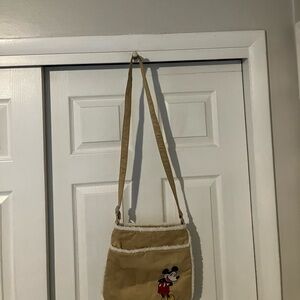Disney Tan Mickey Mouse Shoulder Bag